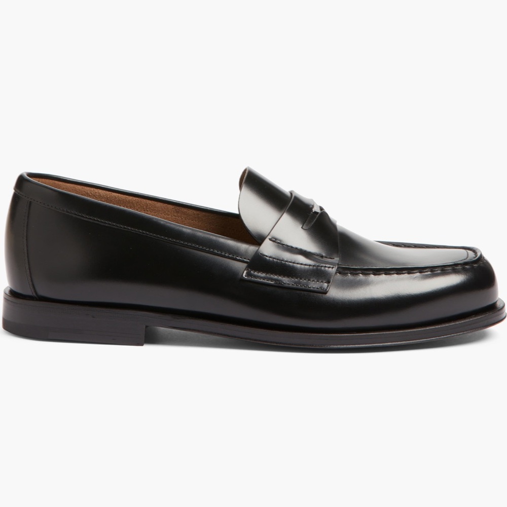 Prada Men's Shiny Black penny loafers - Picture 2 of 2